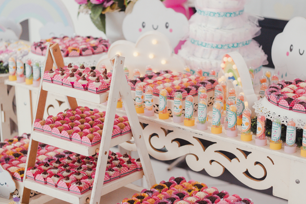 fotografia de chá de bebê