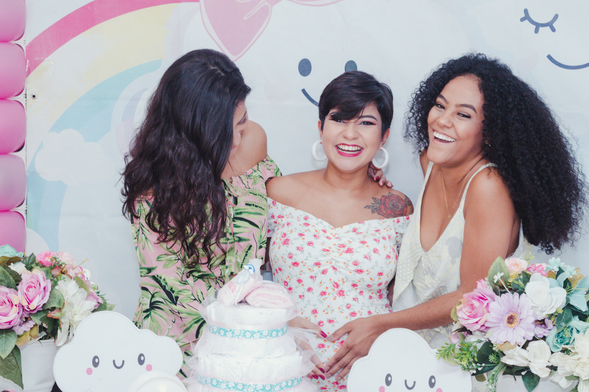 Decoração de chá de bebê