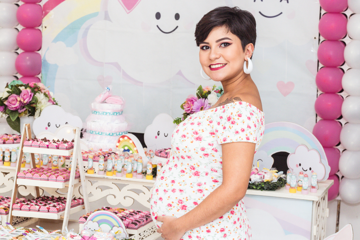 fotografia profissional de chá de bebê