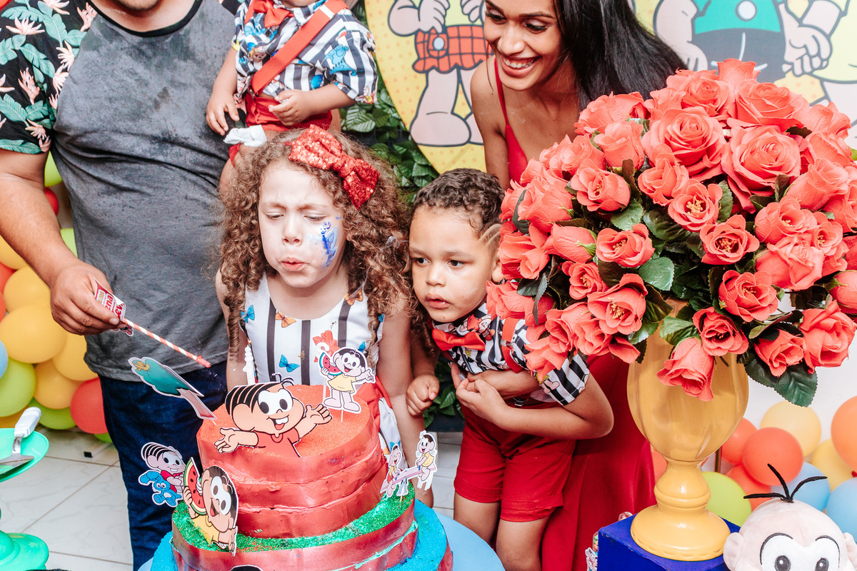 bolo da turma da Mônica