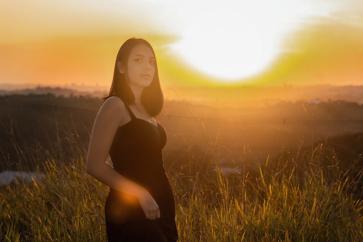 Momentos únicos: Ensaio fotográfico de debutante com toque retro