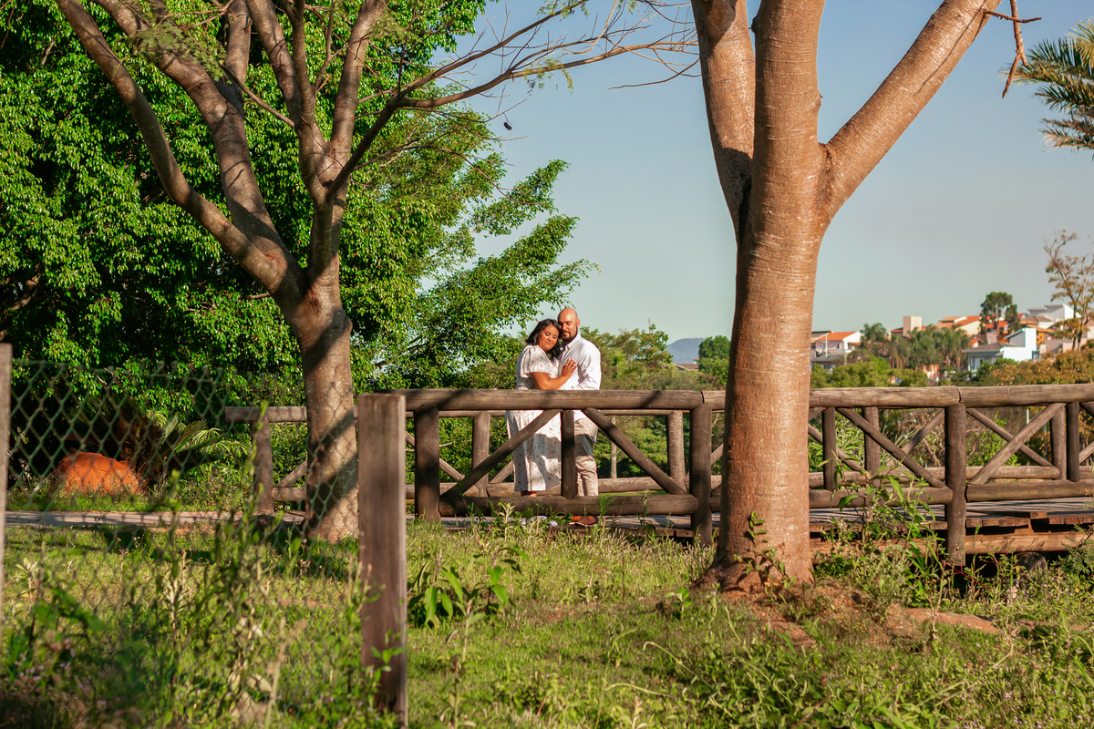 Fotos de casal no Parque do Engordadouro