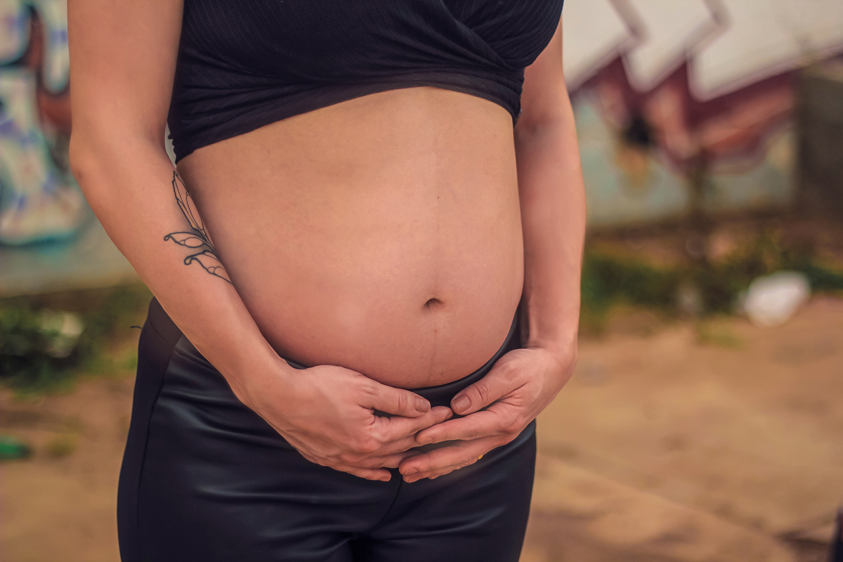 Momentos especiais: Registrando a espera pelo bebê em locais urbanos