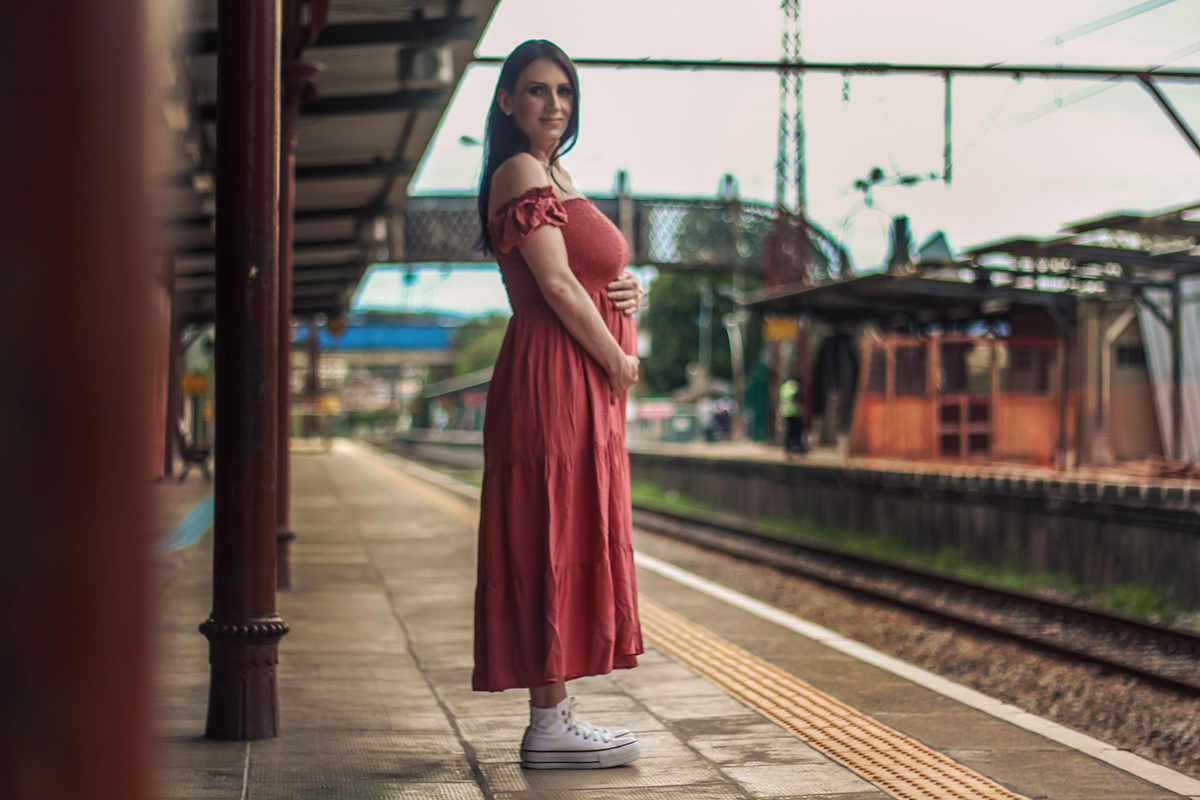 Aventura na gestação: Explorando Várzea Paulista em ensaio fotográfico