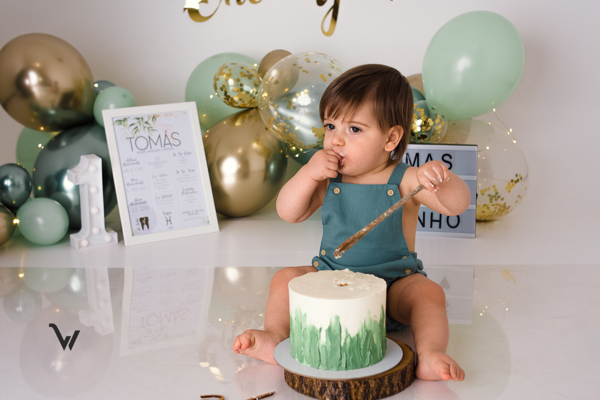 weclick smash the cake fotografia estúdio évora primeiro aniversário sessão fotográfica
