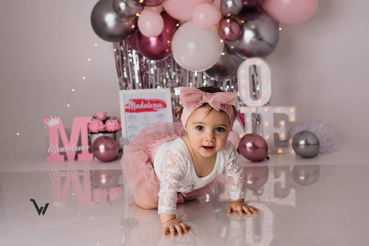 weclick fotógrafos évora smash the cake bolo primeiro aniversário estúdio sessões fotográficas