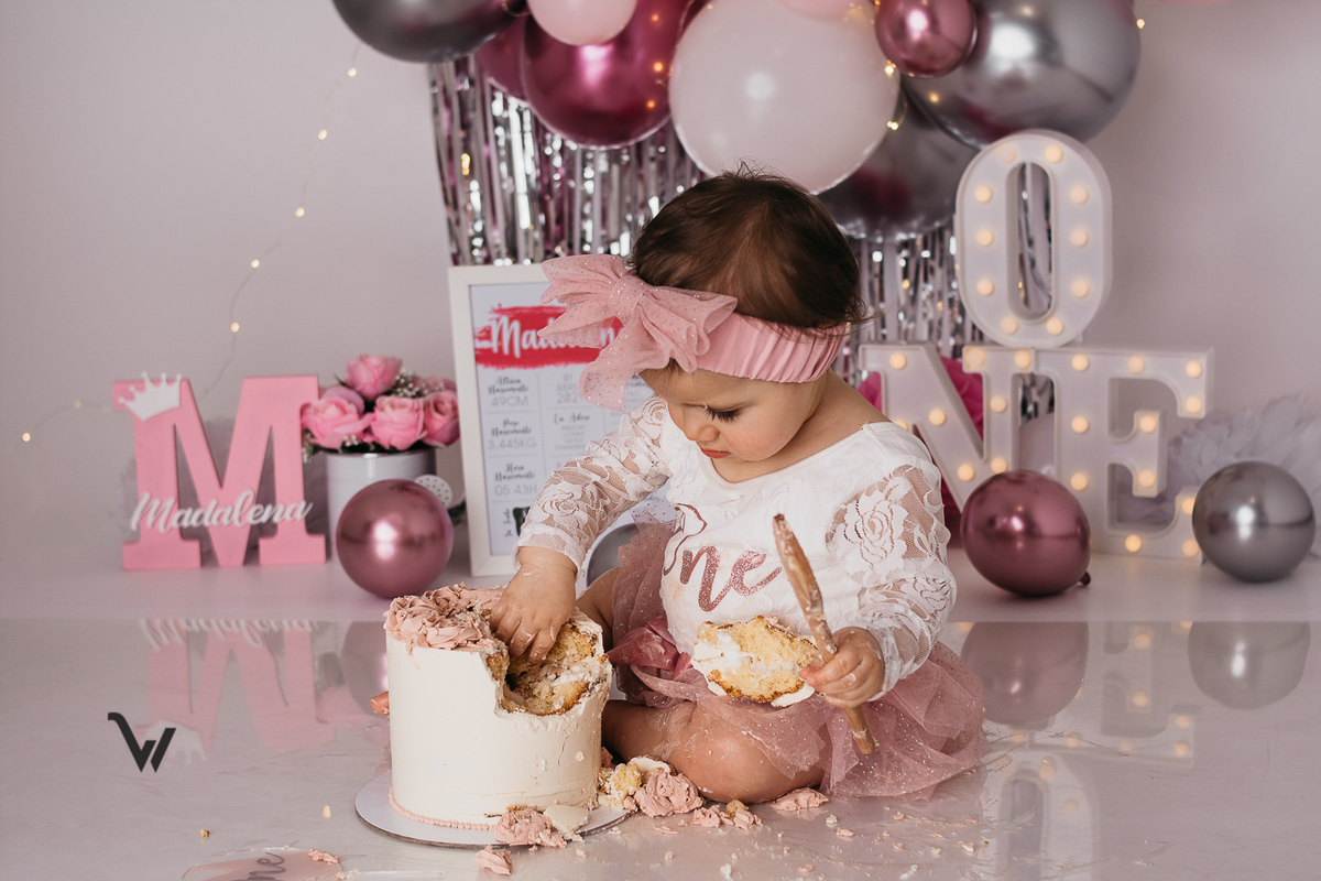 weclick fotógrafos évora smash the cake bolo primeiro aniversário estúdio sessões fotográficas