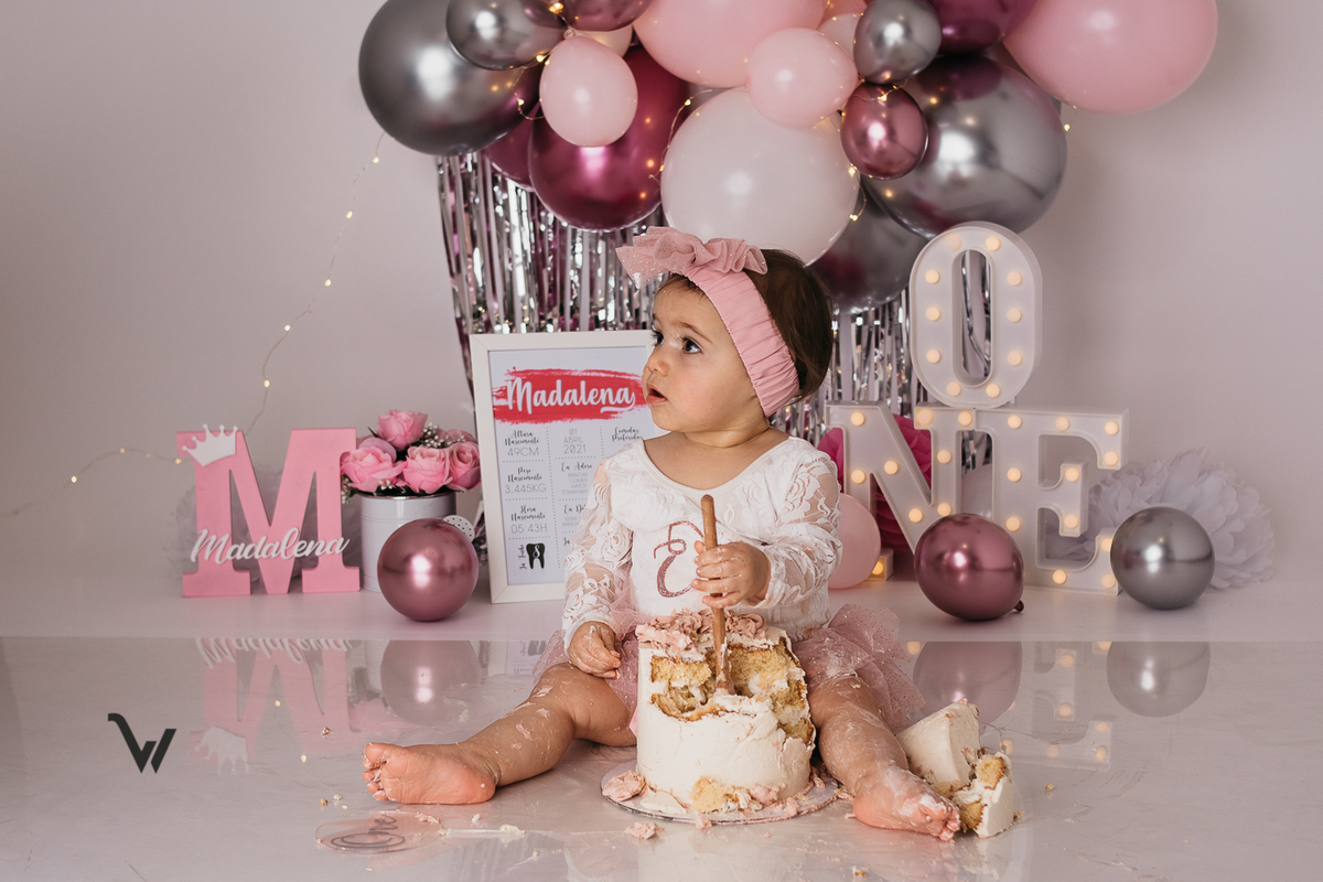 weclick fotógrafos évora smash the cake bolo primeiro aniversário estúdio sessões fotográficas