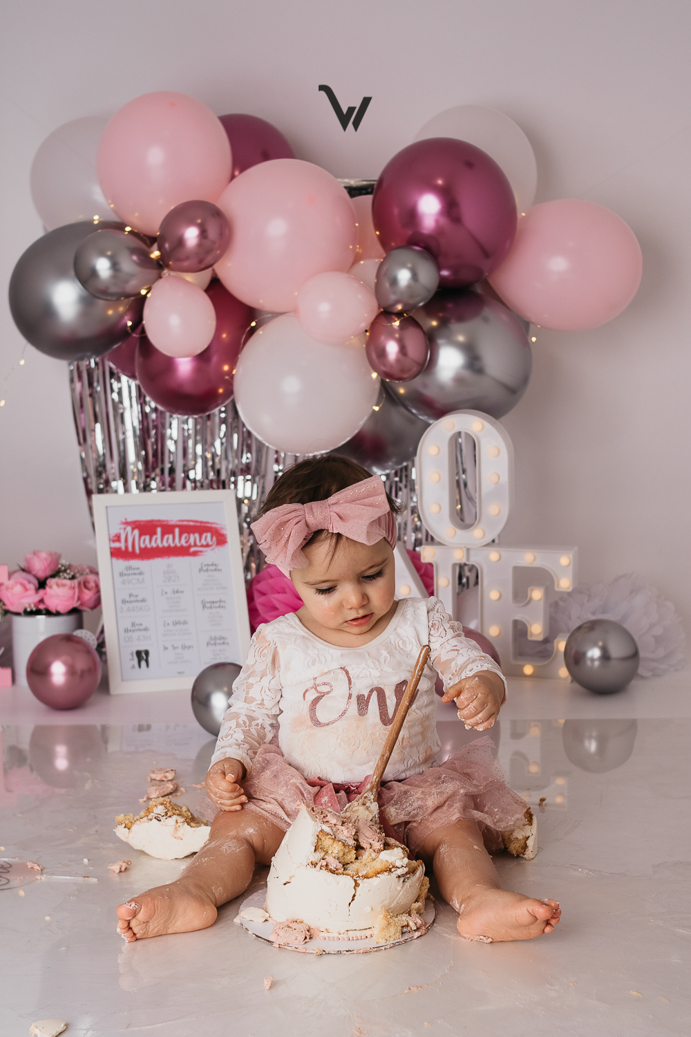 weclick fotógrafos évora smash the cake bolo primeiro aniversário estúdio sessões fotográficas