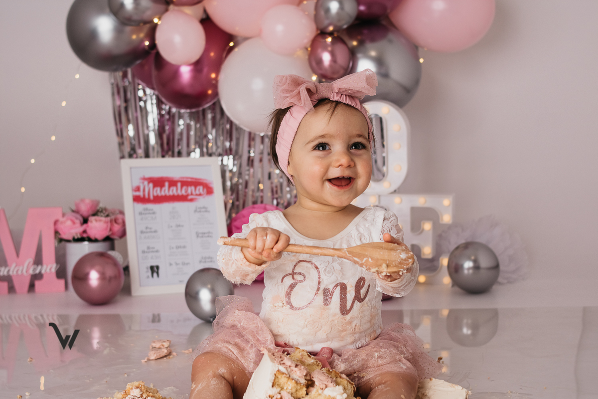 weclick fotógrafos évora smash the cake bolo primeiro aniversário estúdio sessões fotográficas