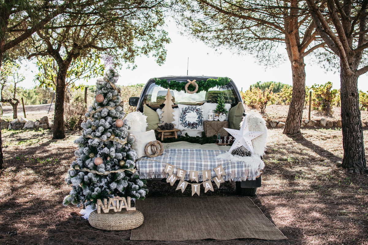 Sessão Fotográfica Natal 2023 Évora Alentejo Weclick Maternidade Newborn Familia Criança Casal