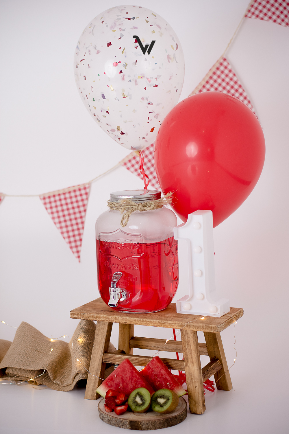 weclick fotógrafos évora smash the cake smash the fruit bolo fruta sessão fotográfica estúdio primeiro aniversário um ano