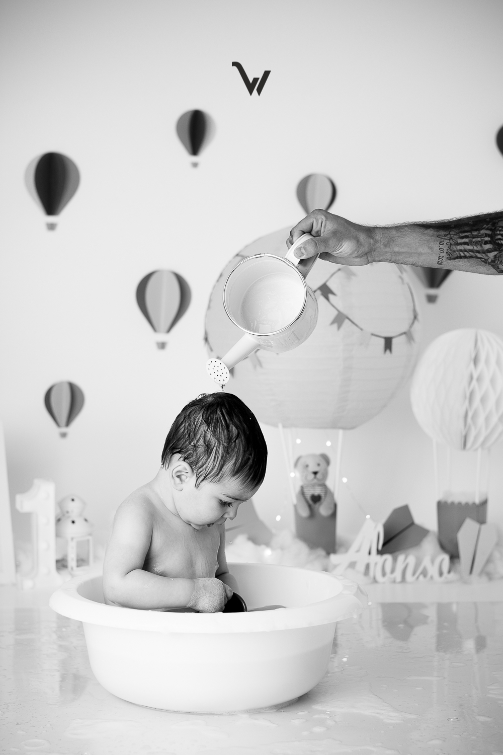 weclick fotógrafos évora smash the cake bolo sessão fotográfica estúdio primeiro aniversário um ano