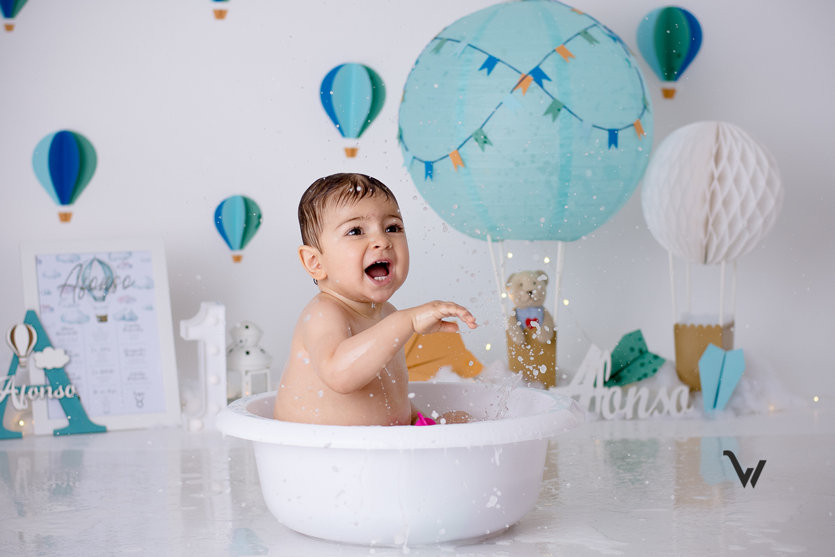 weclick fotógrafos évora smash the cake bolo sessão fotográfica estúdio primeiro aniversário um ano