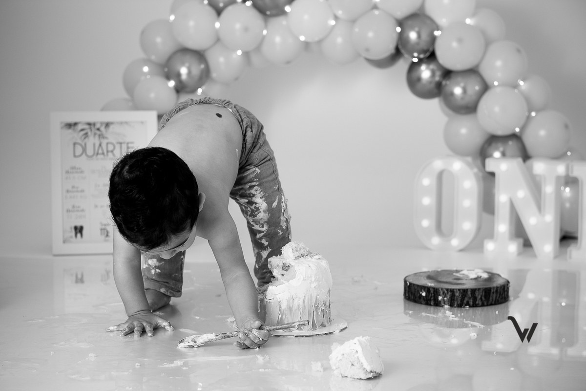 weclick fotógrafos évora estúdio smash the cake sessões fotográficas primeiro aniversário um ano bolo