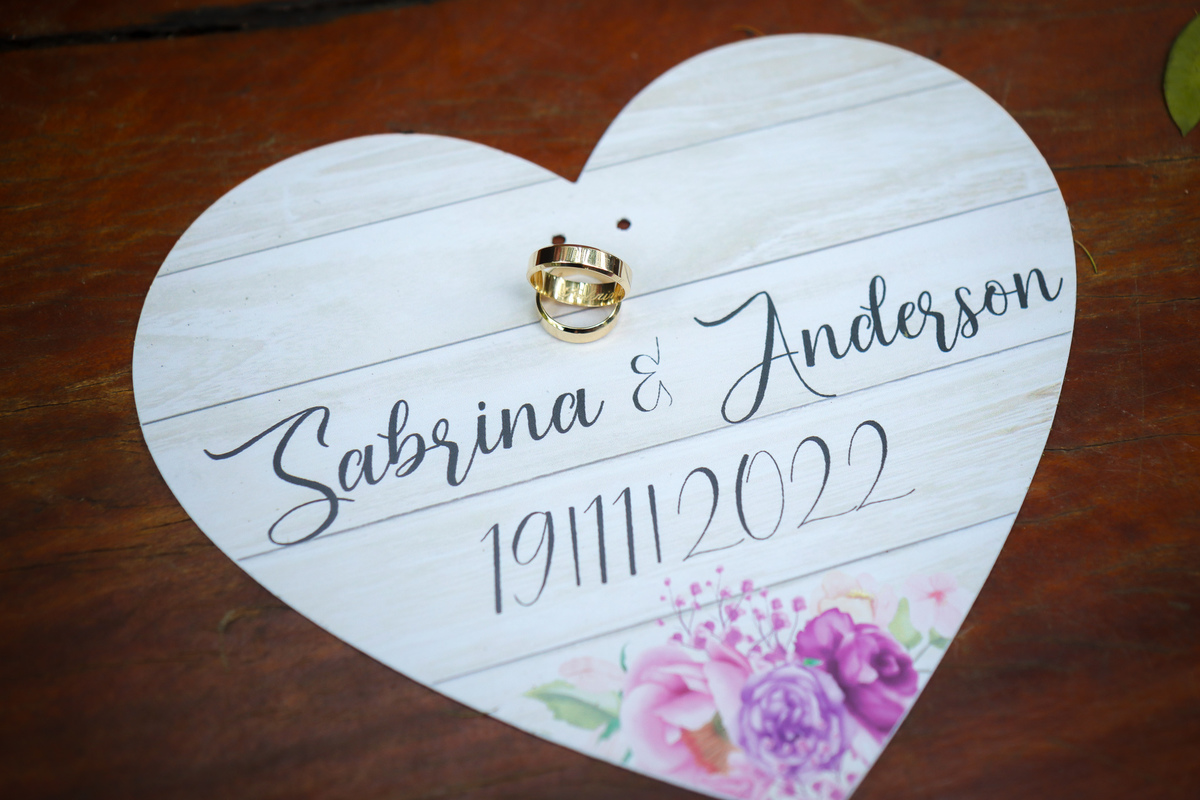 Sabrina e Anderson casamento sitio paraiso da mata 