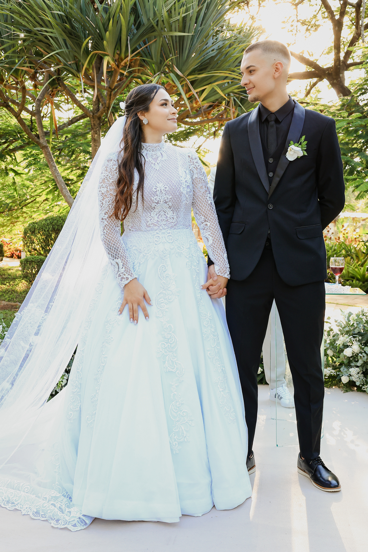 Espaço Divine em Betim casamento ao Ar livre fotografia Marques Mol