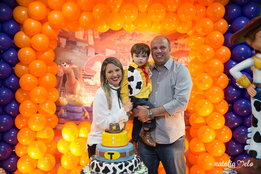 Aniversário de 3 anos do Miguel no tema Toy Story no Buffet Expresso Alegria em Belo Horizonte - MG, Fotos da Fotógrafa Natália Melo