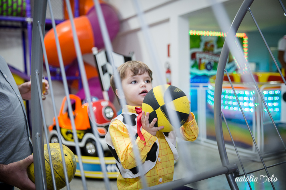 Aniversário de 3 anos do Miguel no tema Toy Story no Buffet Expresso Alegria em Belo Horizonte - MG, Fotos da Fotógrafa Natália Melo