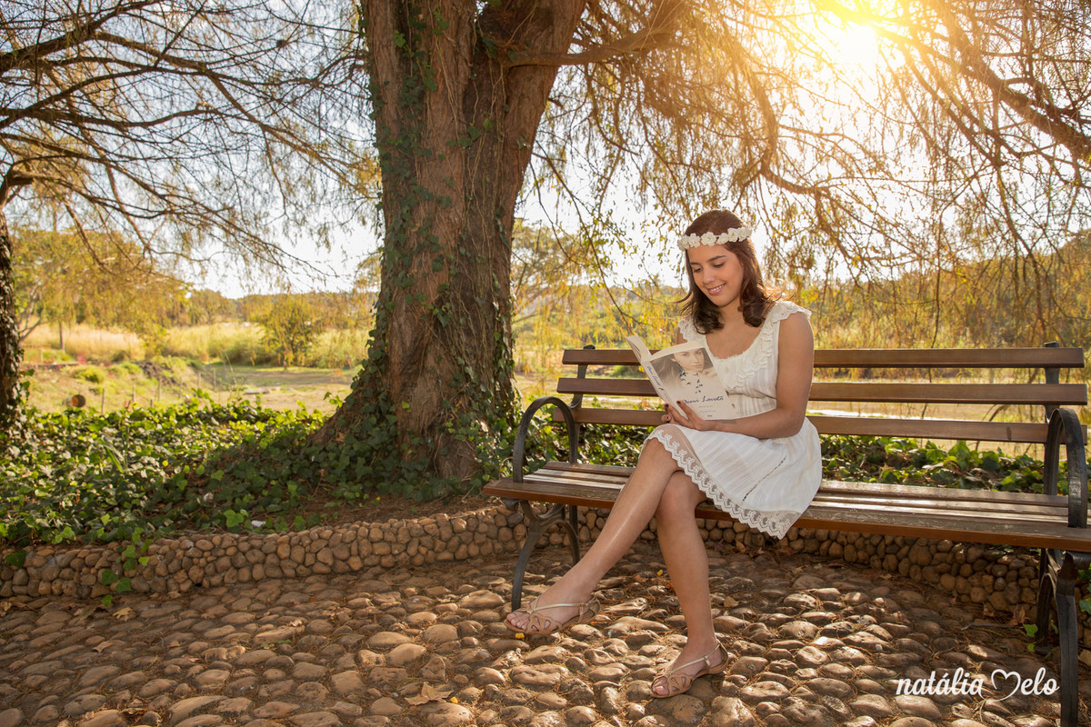 ensaio fotografico de 15 anos realizado no Jardim Botânico em Belo Horizonte - MG pela fotógrafa Natália Melo