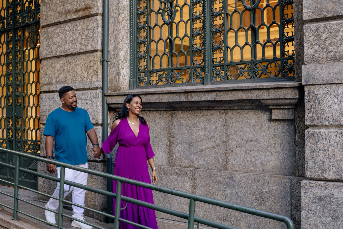 Ensaio pré casamento - Casamento RJ - Fotografia de Casamento - Casal negro - Fotógrafo de Casamento - Centro do Rio 