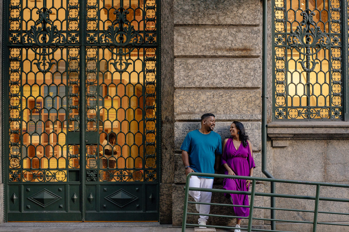 Ensaio pré casamento - Casamento RJ - Fotografia de Casamento - Casal negro - Fotógrafo de Casamento - Centro do Rio 