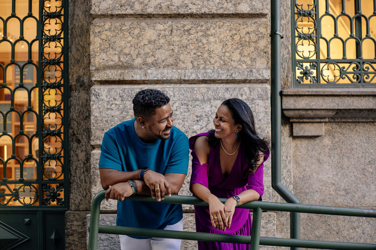 Ensaio pré casamento - Casamento RJ - Fotografia de Casamento - Casal negro - Fotógrafo de Casamento - Centro do Rio 