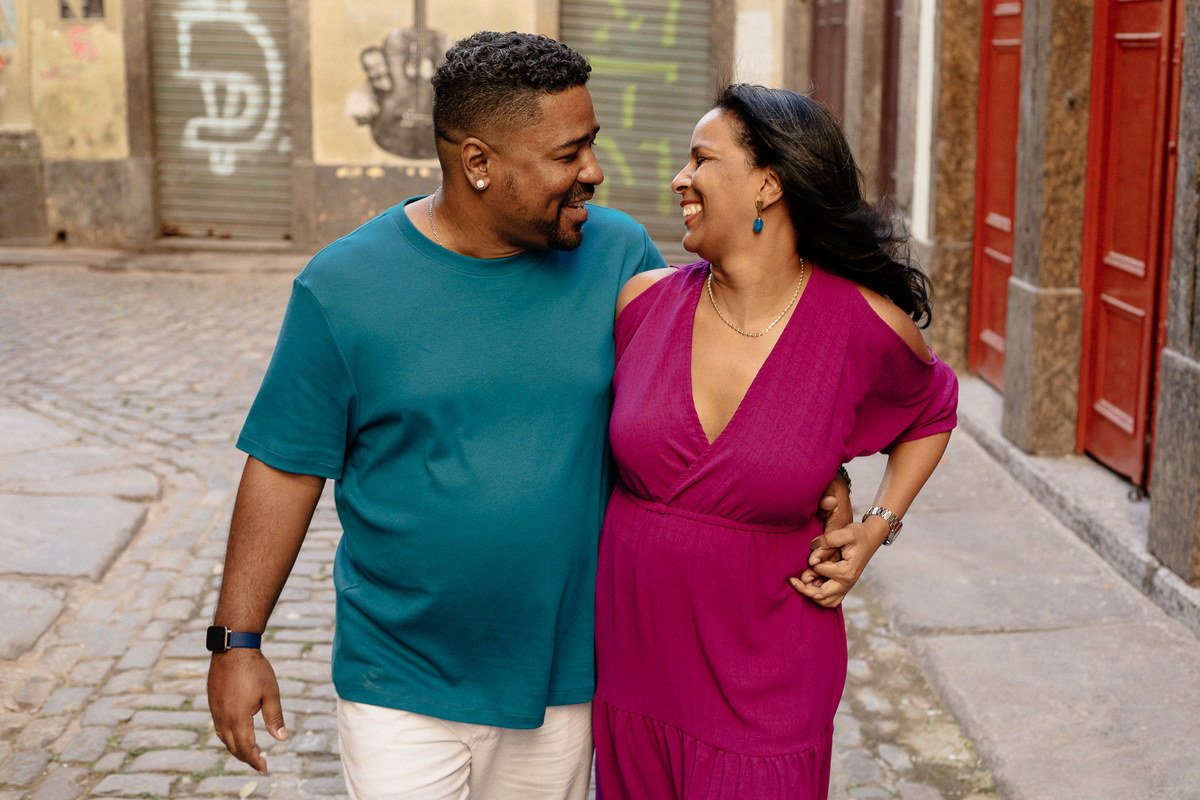 Ensaio pré casamento - Casamento RJ - Fotografia de Casamento - Casal negro - Fotógrafo de Casamento - Centro do Rio - Arco do teles