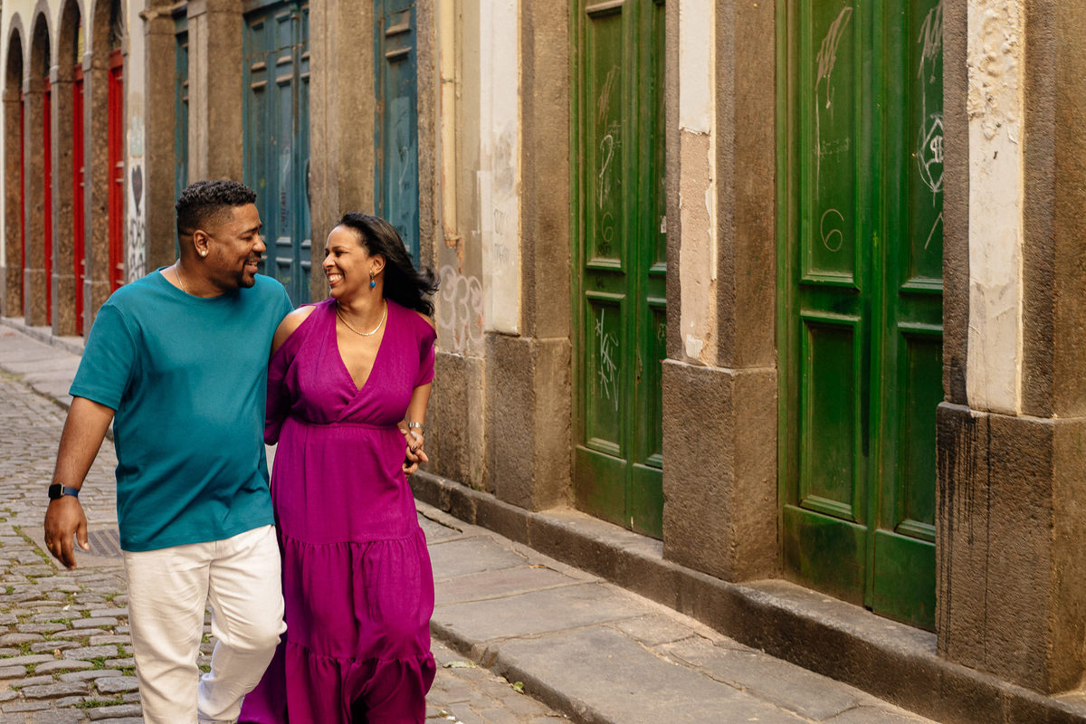 Ensaio pré casamento - Casamento RJ - Fotografia de Casamento - Casal negro - Fotógrafo de Casamento - Centro do Rio - Arco do teles