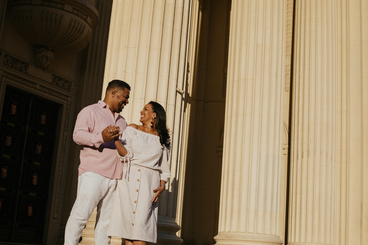 Ensaio pré casamento - Casamento RJ - Fotografia de Casamento - Casal negro - Fotógrafo de Casamento - Centro do Rio - Alerj 