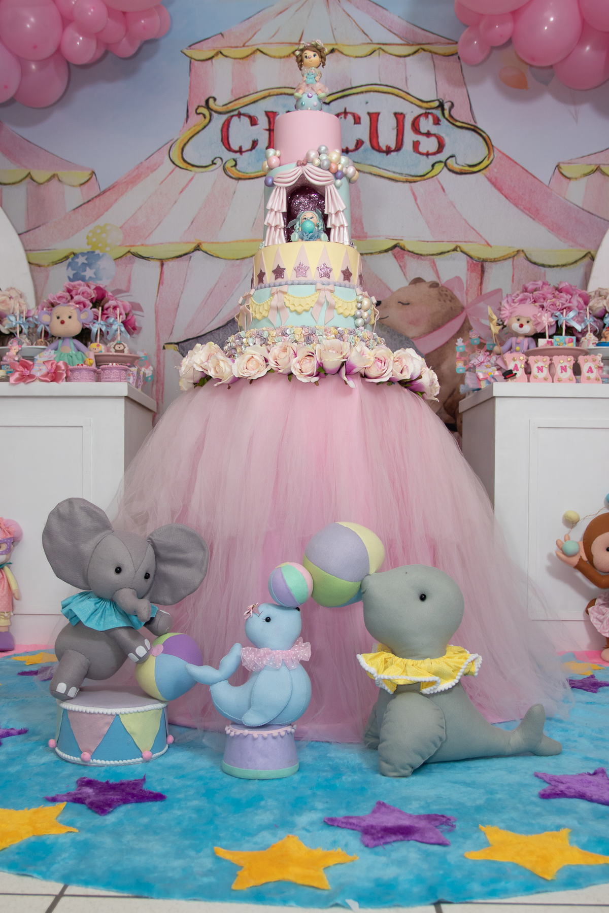 aniversario infantil menina circo