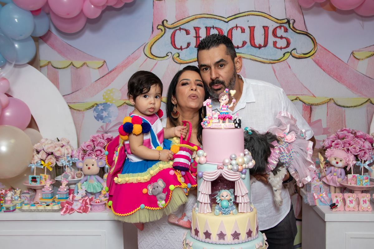 aniversario infantil menina circo