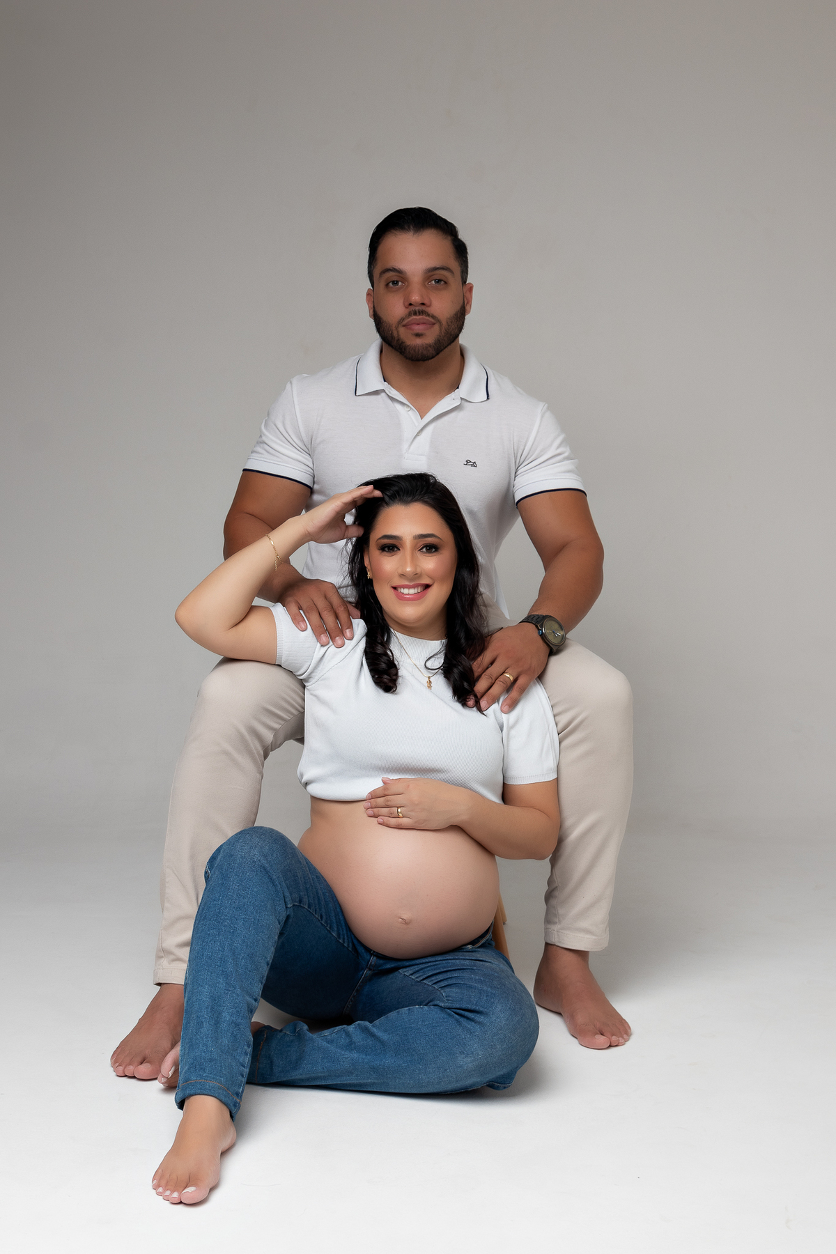 ensaio de gestante em estúdio belo horizonte bh barreiro contagem marcos felipe fotografia