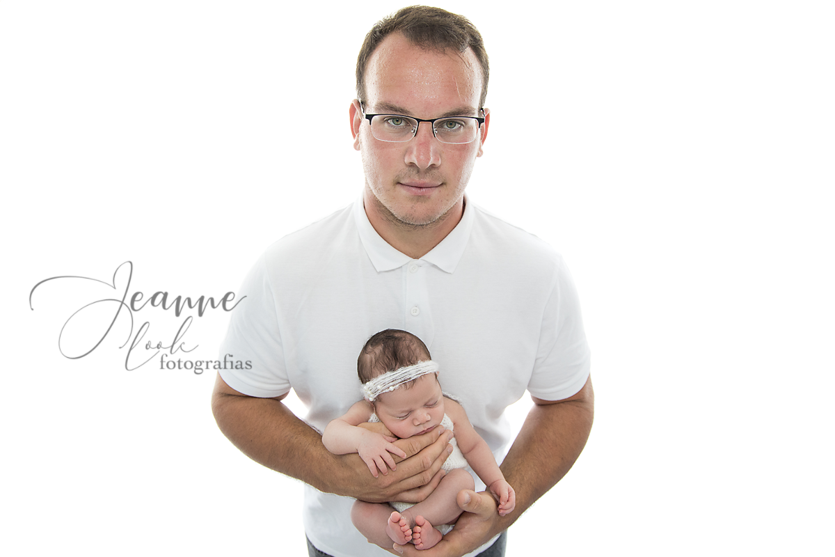 recém nascido com o pai