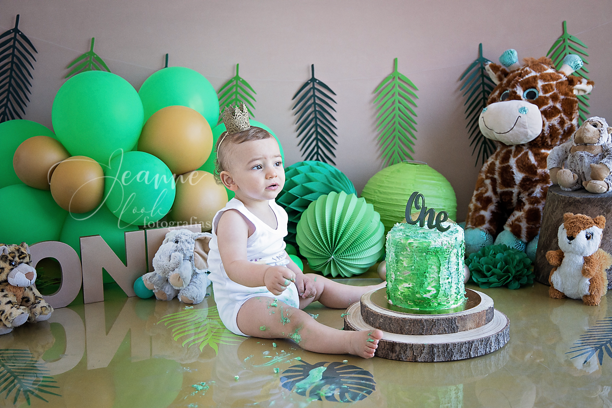 sessão fotografica com bolo