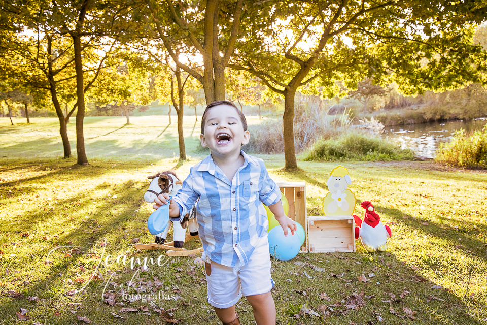 sessão fotografica exterior com tema