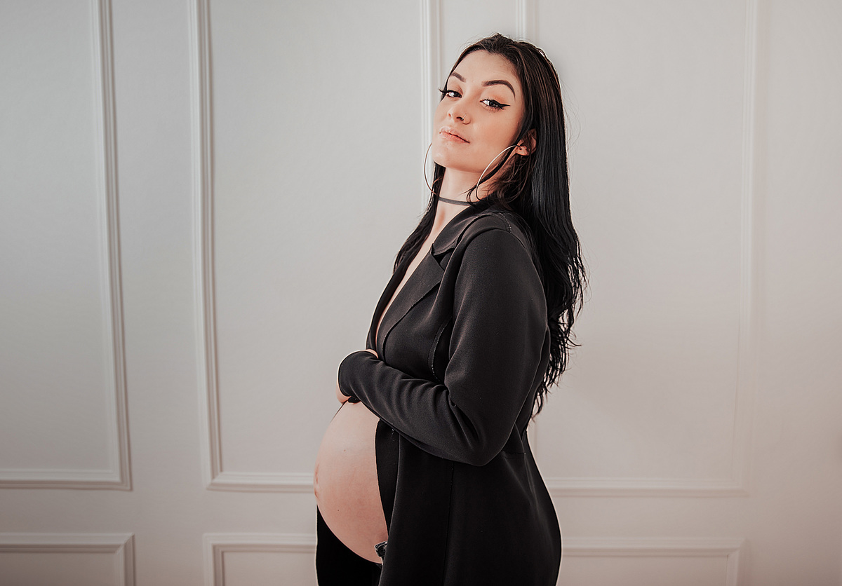  A Doce Espera do Antony - Ensaio de Gestante - Home Studio Angel Gusmão Fotografia  