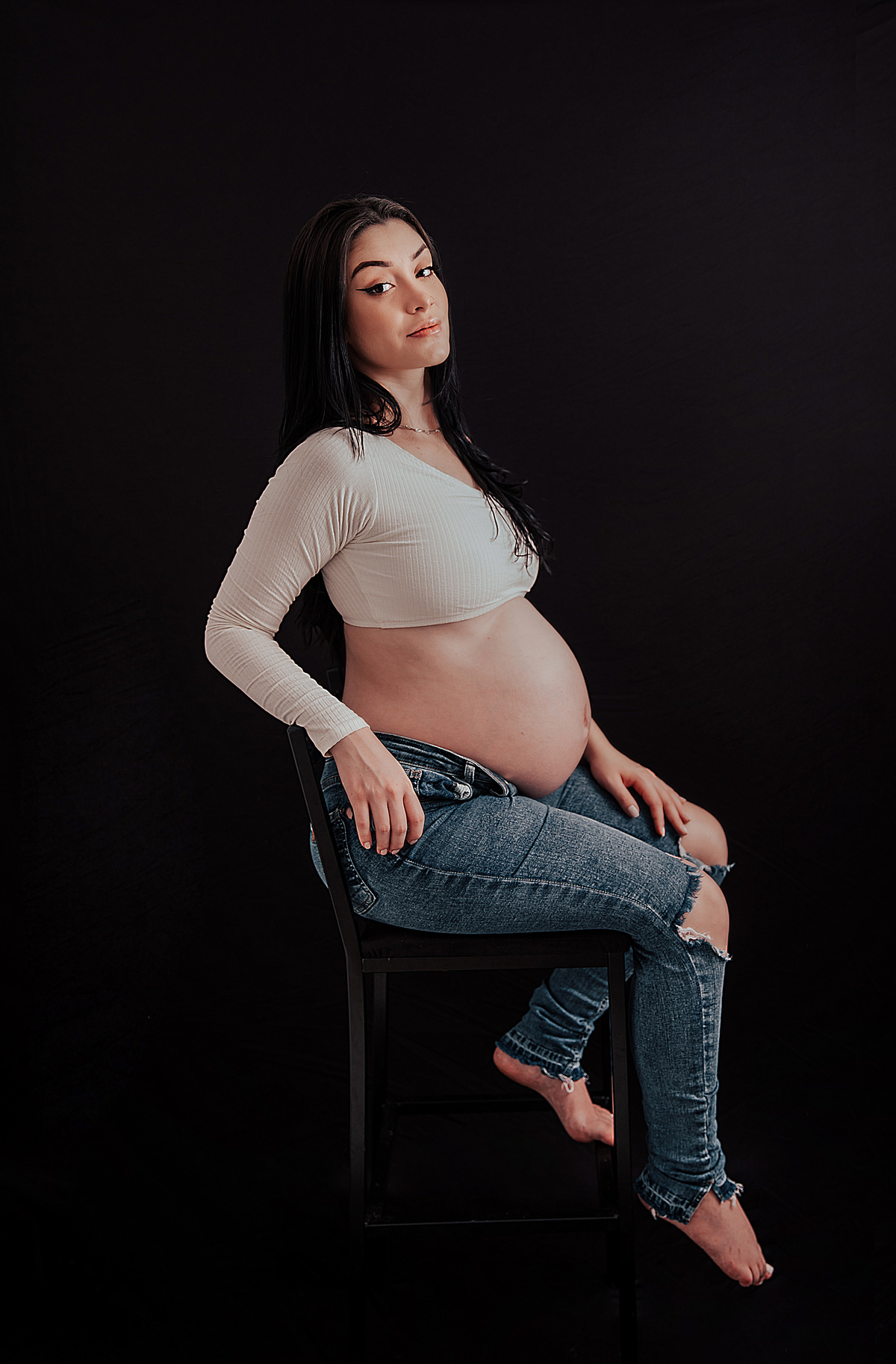  A Doce Espera do Antony - Ensaio de Gestante - Home Studio Angel Gusmão Fotografia  