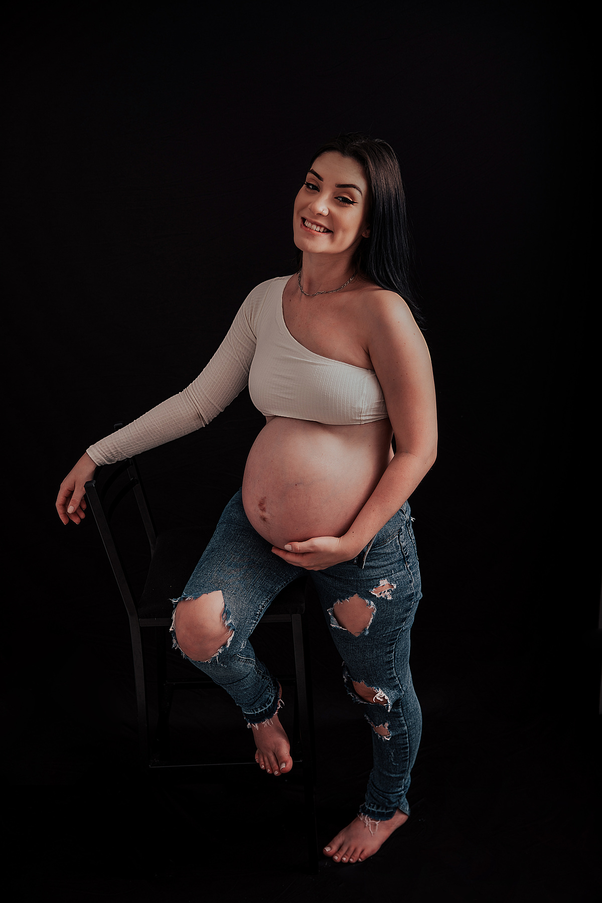  A Doce Espera do Antony - Ensaio de Gestante - Home Studio Angel Gusmão Fotografia  