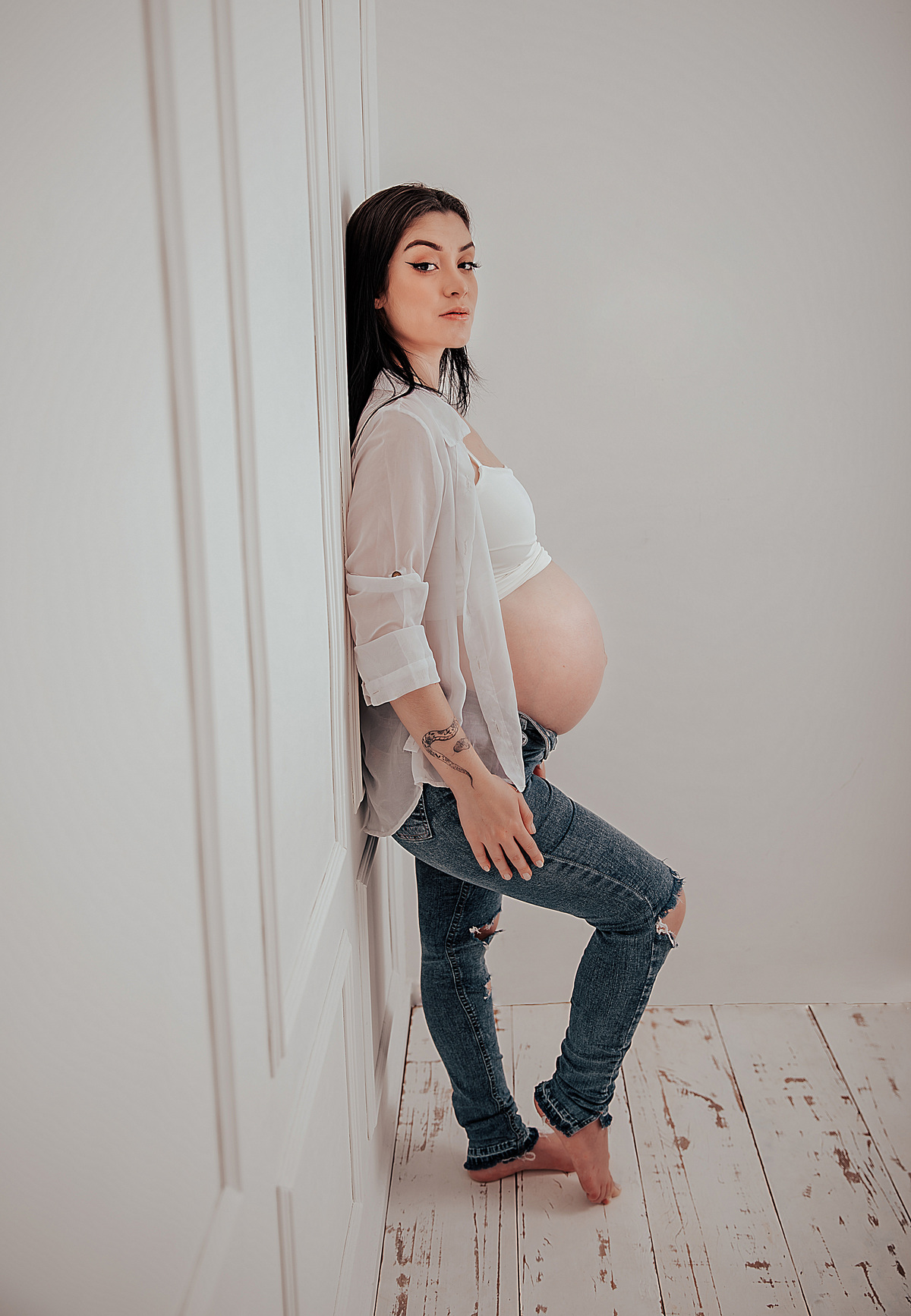  A Doce Espera do Antony - Ensaio de Gestante - Home Studio Angel Gusmão Fotografia  