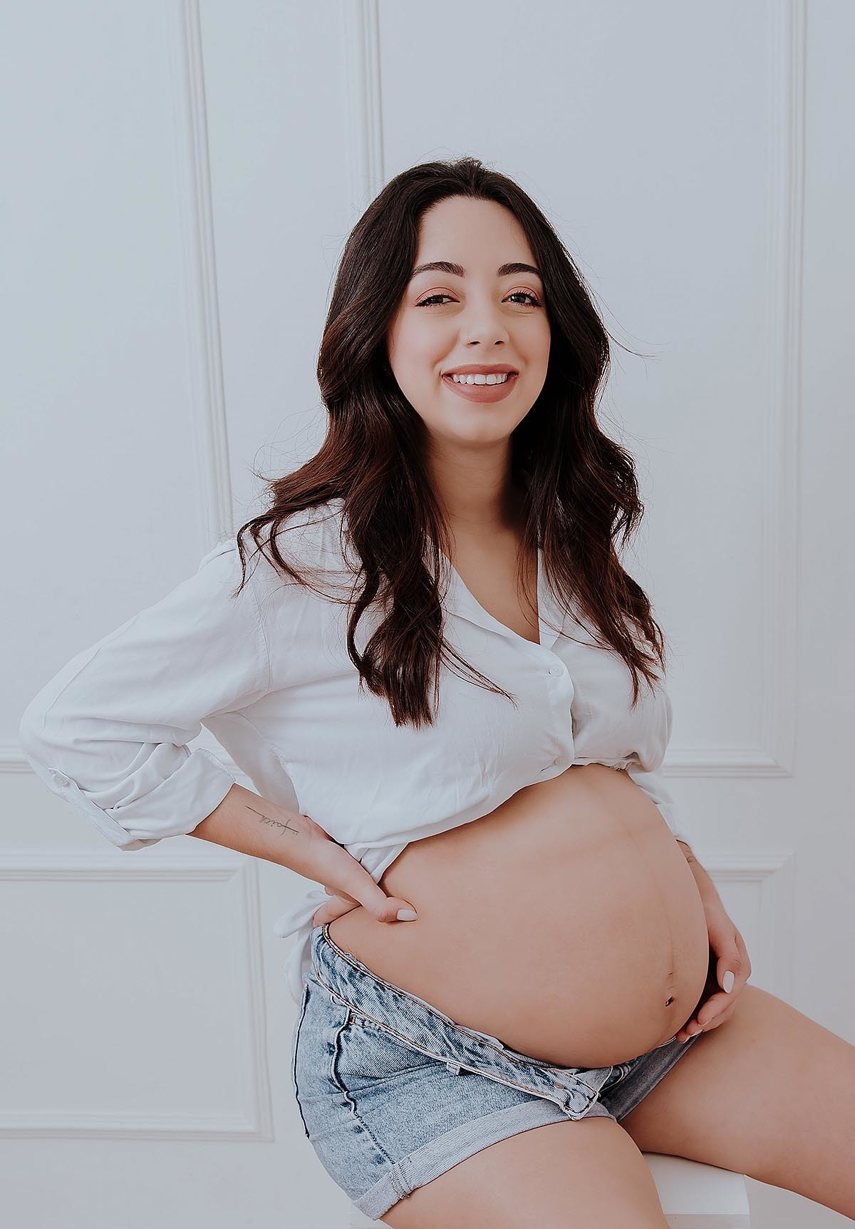 A doce espera de: Sophia (Giulia e Lucas ) - Gestante - Home Studio Angel Gusmão Fotografia - Mogi das Cruzes/SP