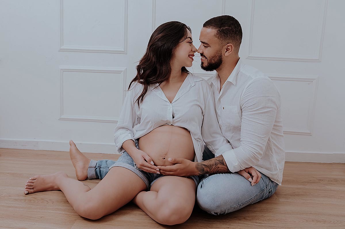 A doce espera de: Sophia (Giulia e Lucas ) - Gestante - Home Studio Angel Gusmão Fotografia - Mogi das Cruzes/SP