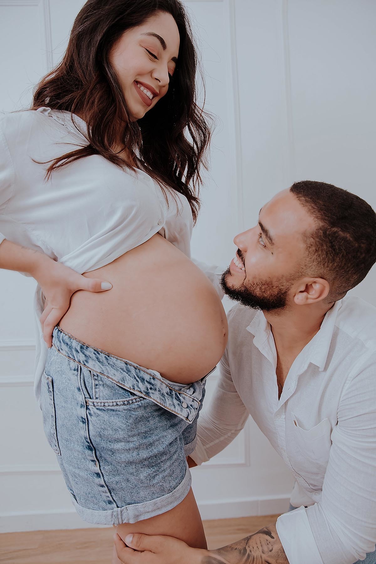 A doce espera de: Sophia (Giulia e Lucas ) - Gestante - Home Studio Angel Gusmão Fotografia - Mogi das Cruzes/SP