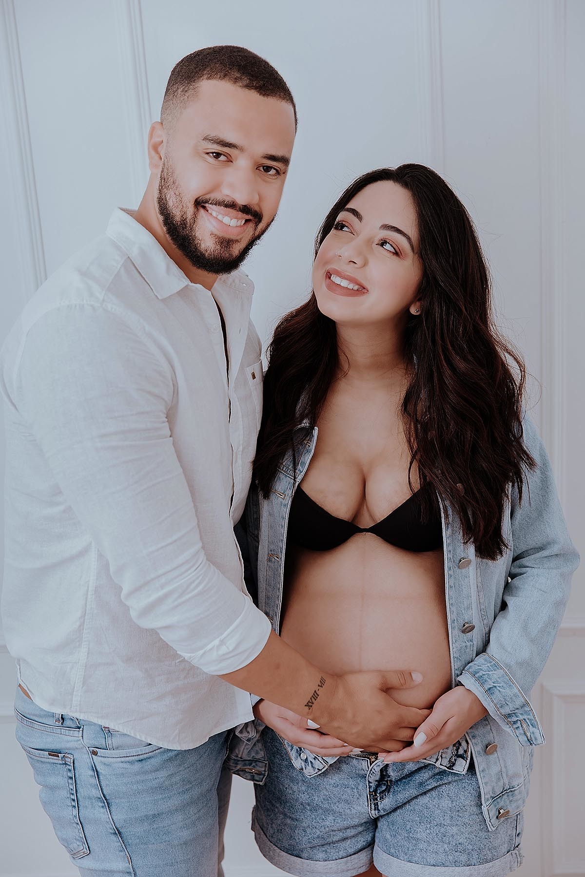 A doce espera de: Sophia (Giulia e Lucas ) - Gestante - Home Studio Angel Gusmão Fotografia - Mogi das Cruzes/SP