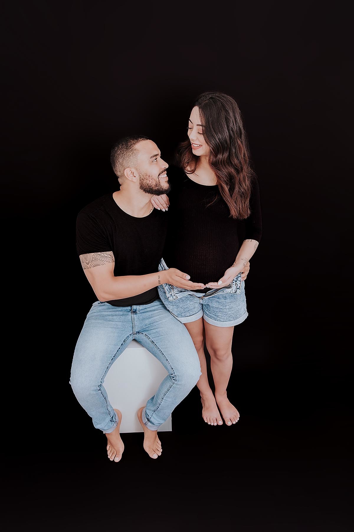 A doce espera de: Sophia (Giulia e Lucas ) - Gestante - Home Studio Angel Gusmão Fotografia - Mogi das Cruzes/SP