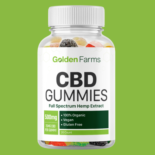 Logotipo de Golden Fountain Farms CBD Gummies