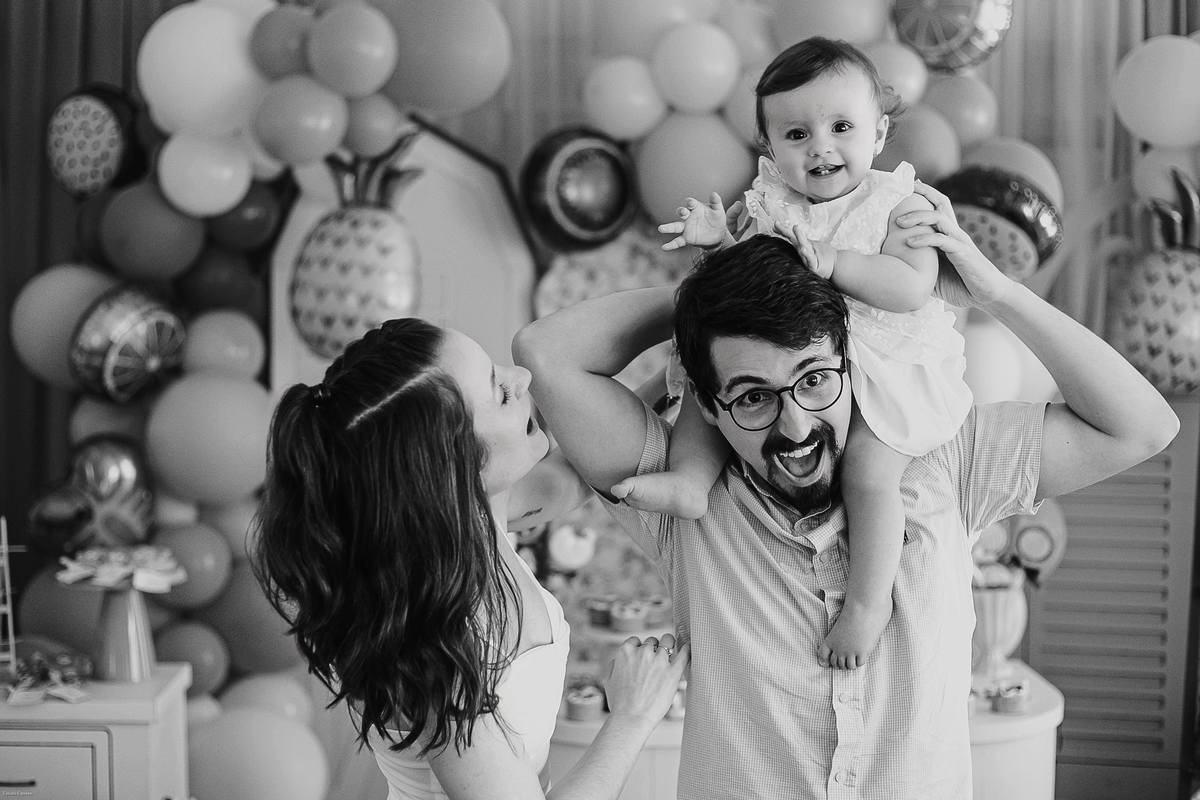 Aniversário de 1 ano com clima leve e bebê em destaque em Camaquã RS