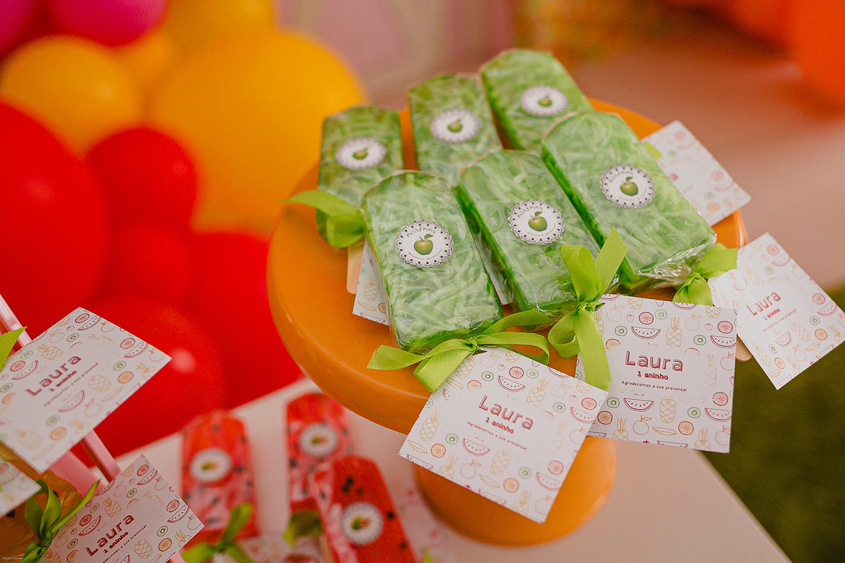 Detalhes da decoração de aniversário infantil de 1 ano em Camaquã RS