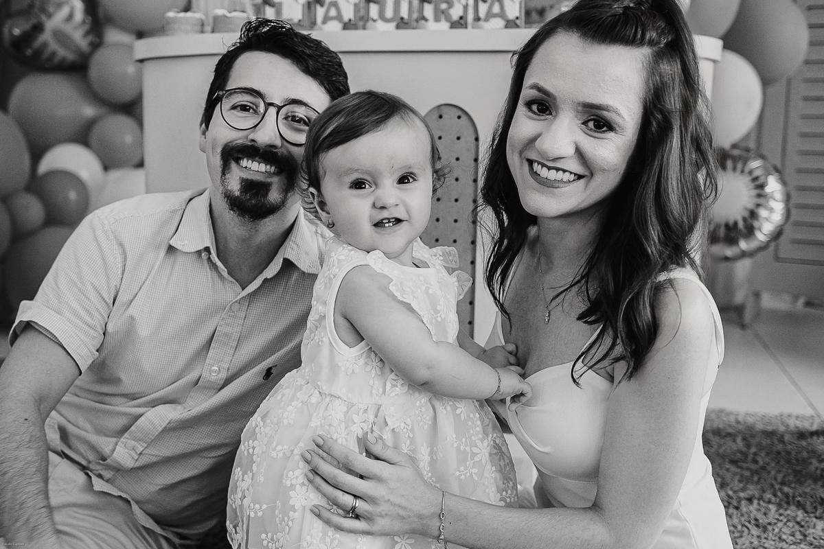 Registro natural de bebê durante a comemoração de 1 ano em Camaquã RS