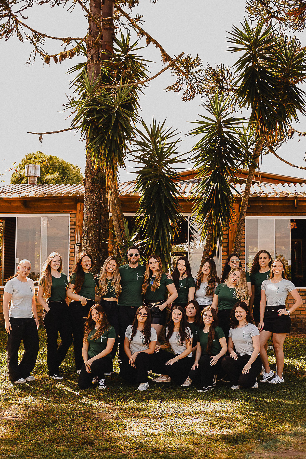 Registro natural dos formandos do Colégio Contemporâneo